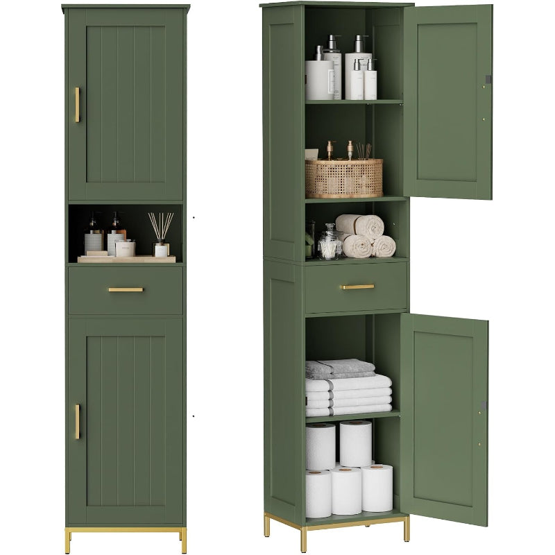 67" H Bathroom Storage Cabinet