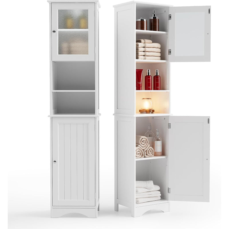 67.1" Tall Bathroom Storage Cabinet