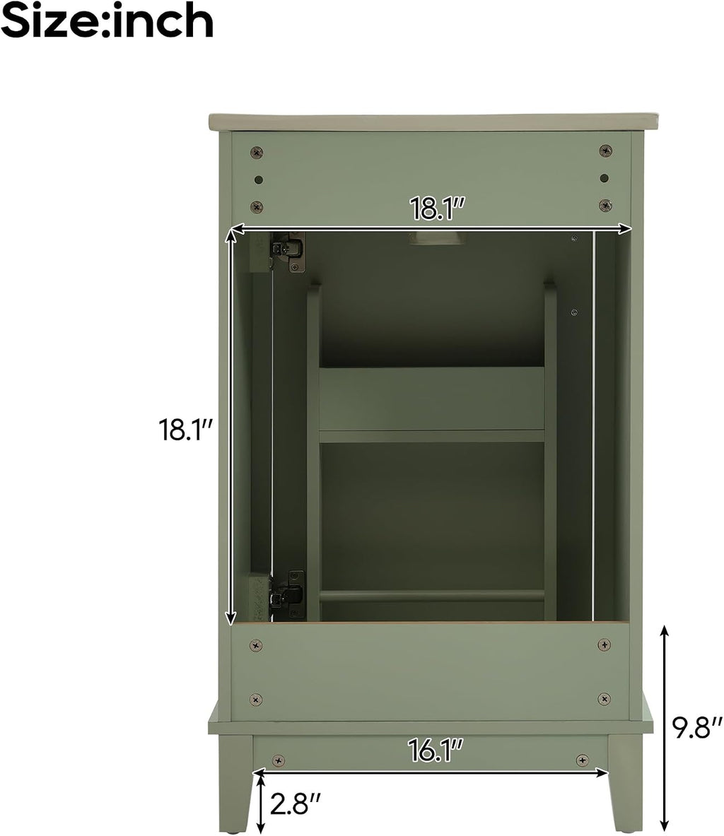 20" Bathroom Vanity with Sink Combo