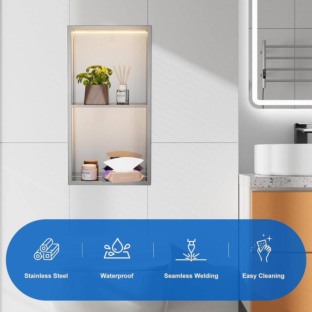LED Shower Niche