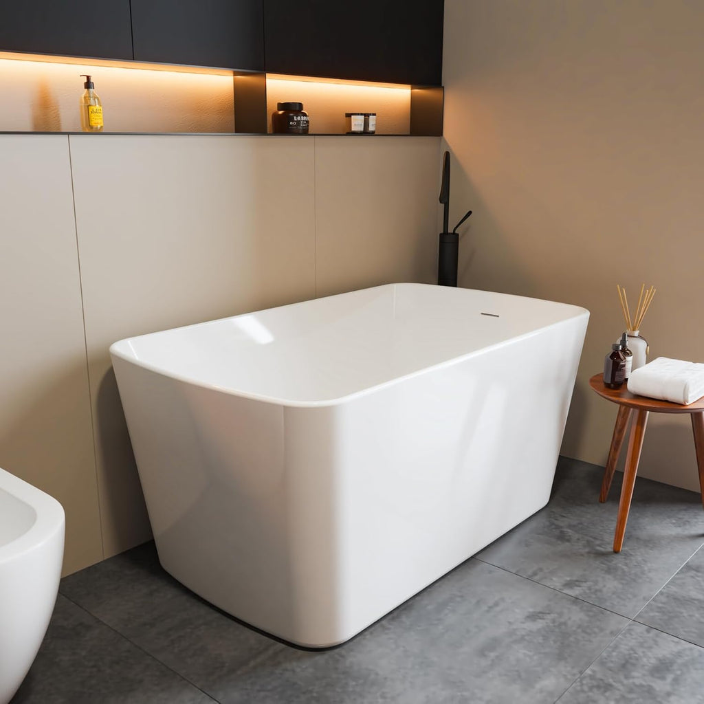 49" Square Freestanding Soaking Tub