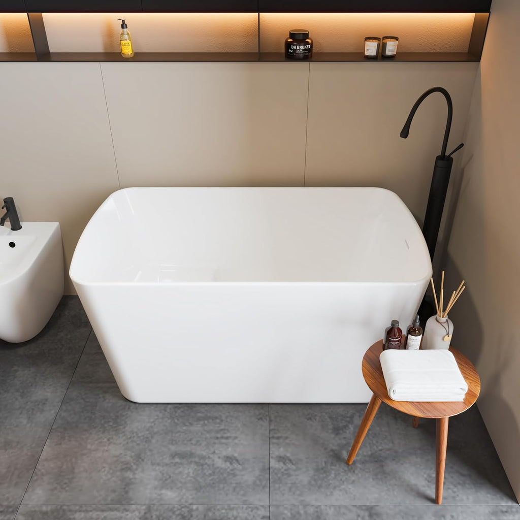 49" Square Freestanding Soaking Tub