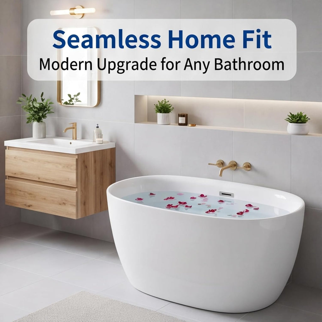 47" Oval Freestanding Bathtub