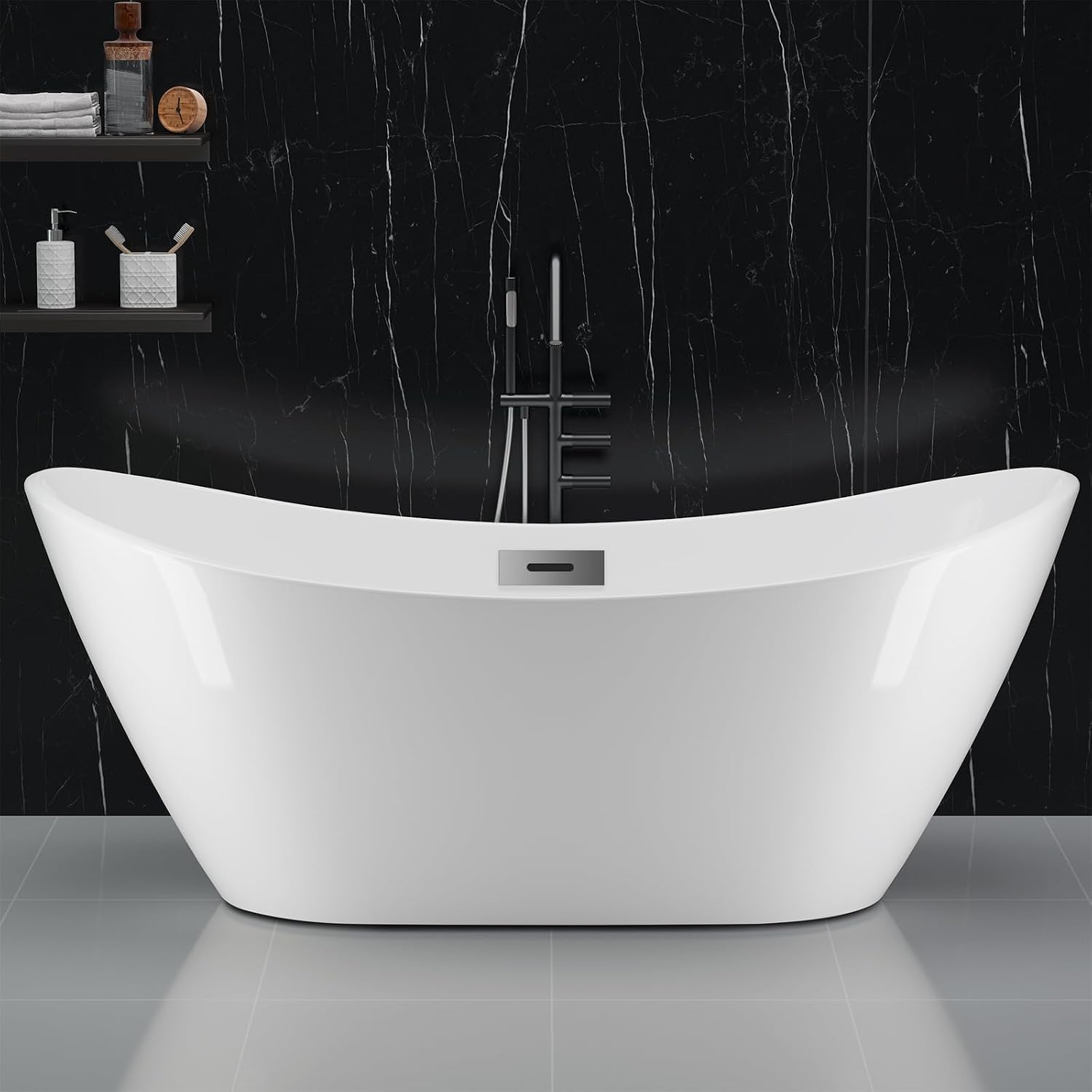 59 Inch Freestanding Bathtub