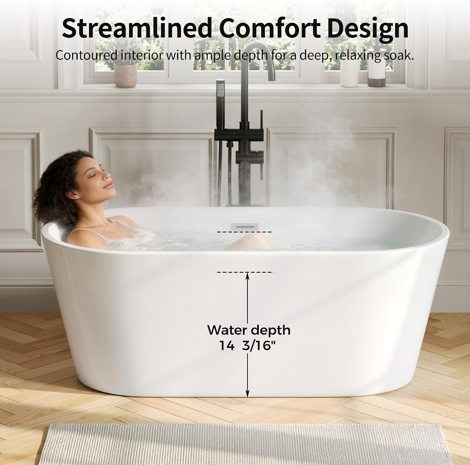 59" Freestanding Tub