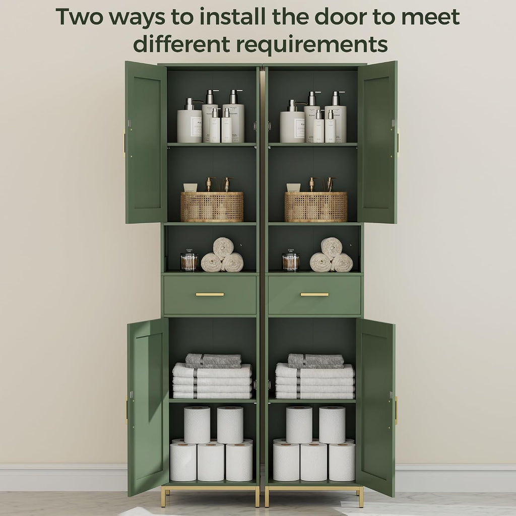 67" H Bathroom Storage Cabinet