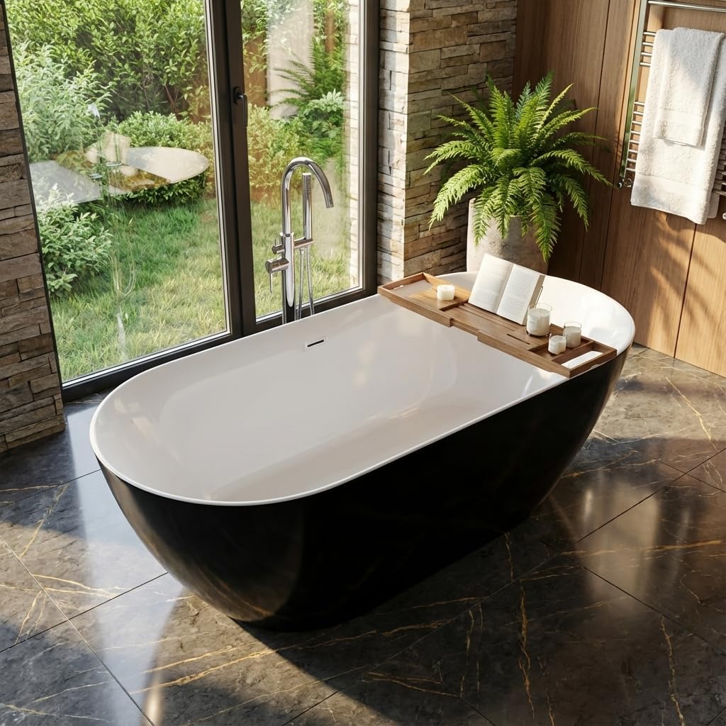 67 Inch Freestanding Bathtub