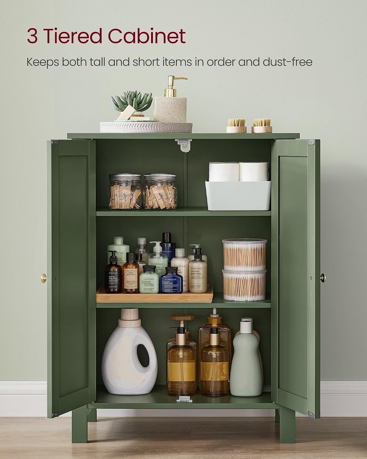 Bathroom Floor Storage Cabinet
