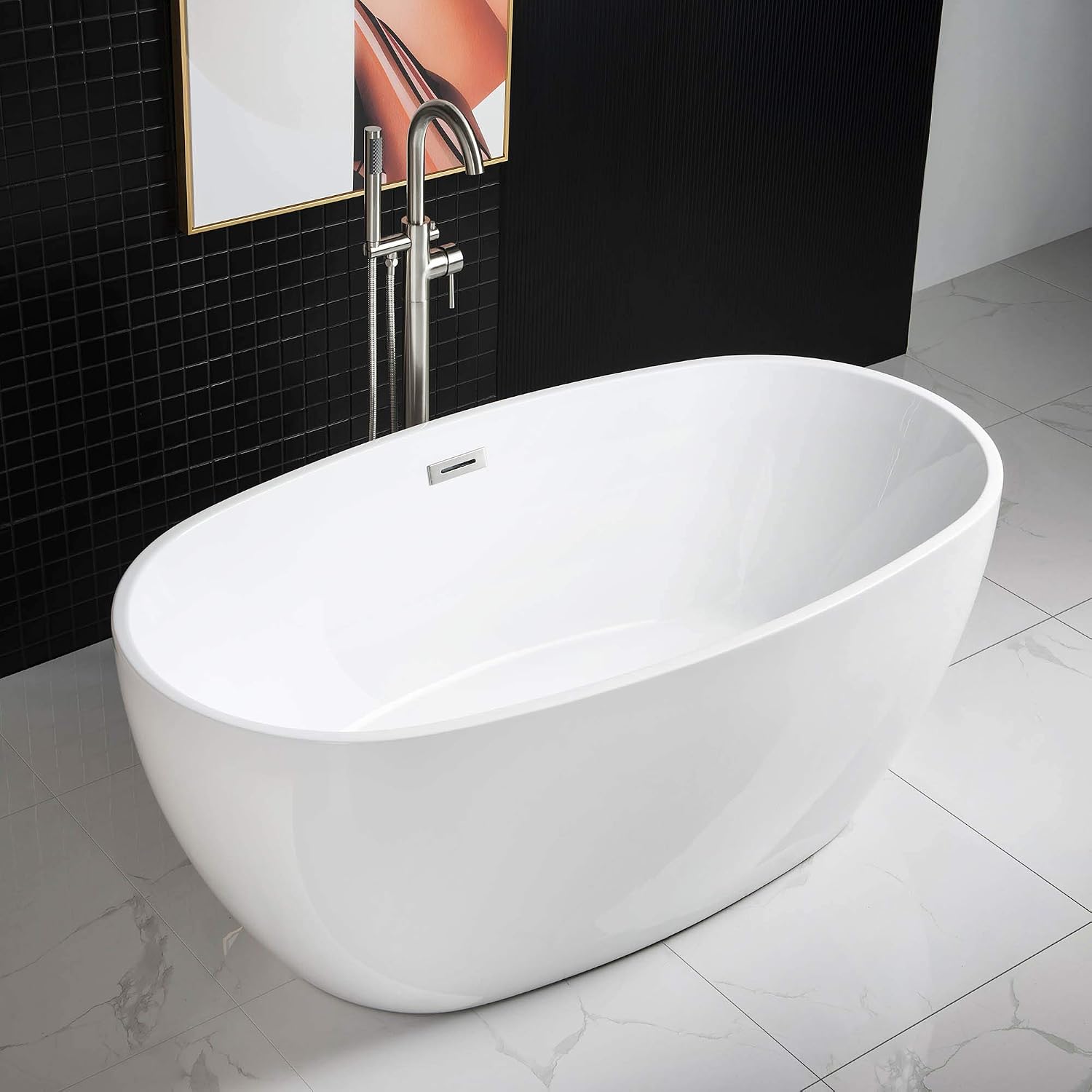 59" Freestanding Bathtub