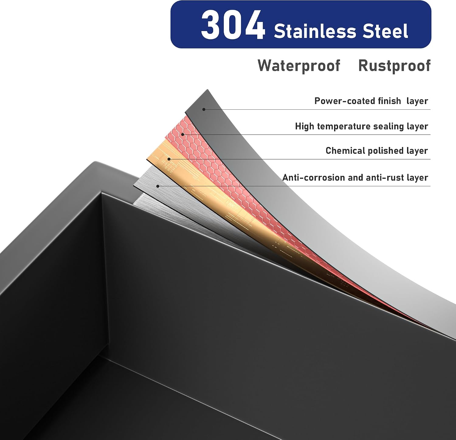 Steel Shower Niche