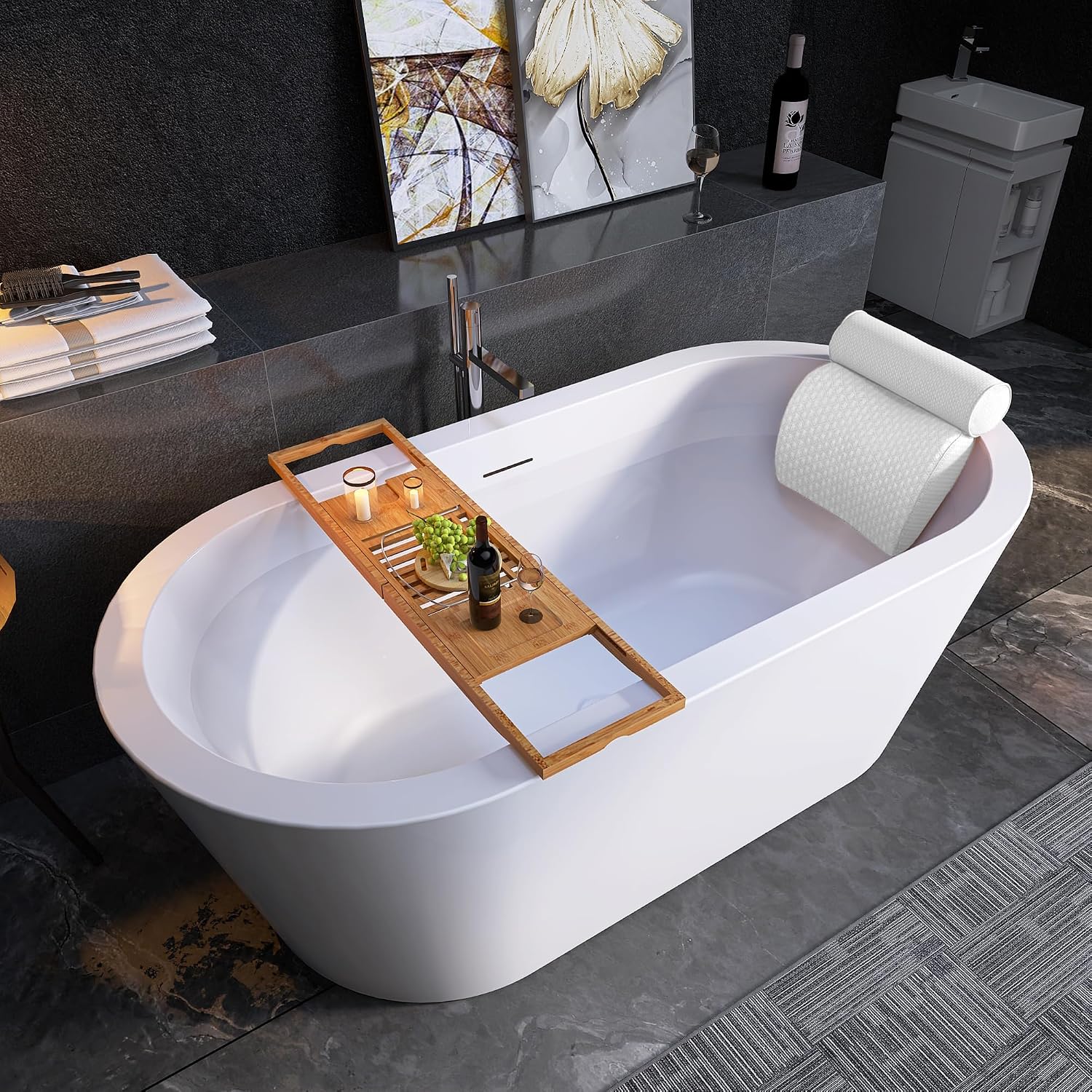 64" Freestanding Bathtub