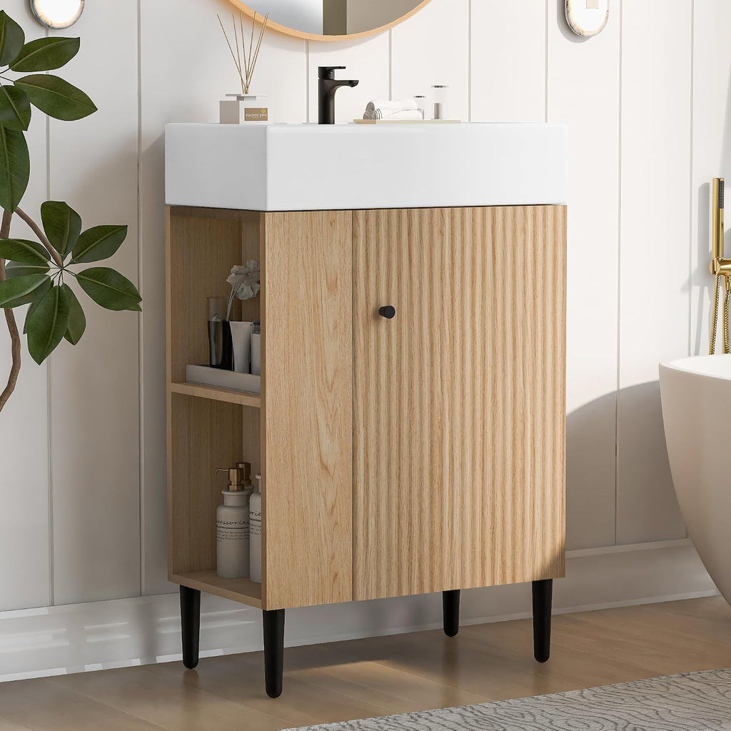 21.6" Bathroom Vanity with Sink Combo