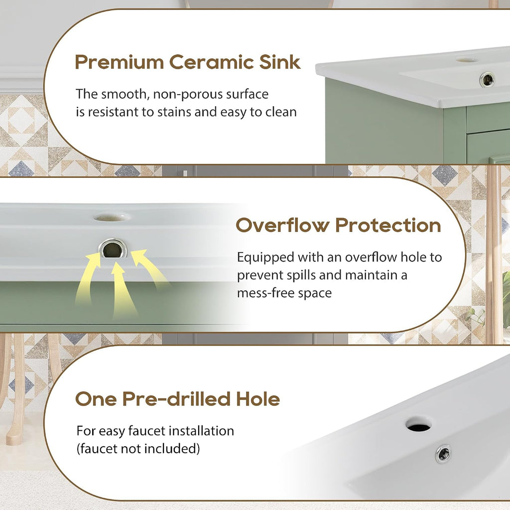 20" Bathroom Vanity with Sink Combo