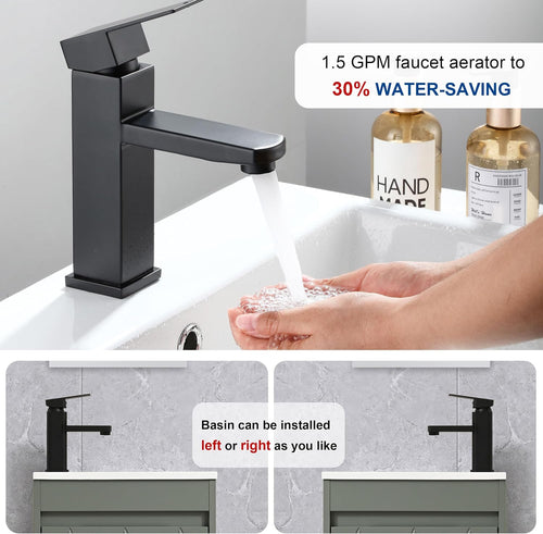 16" Floating Bathroom Vanity Sink Combo